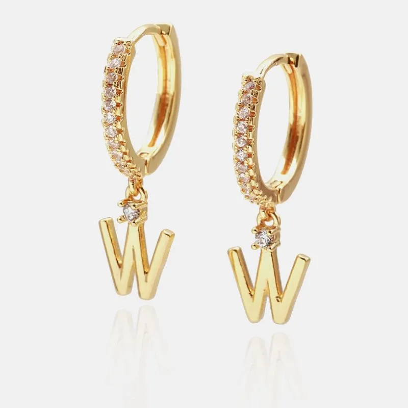 Dangle W kezdeti fülbevaló