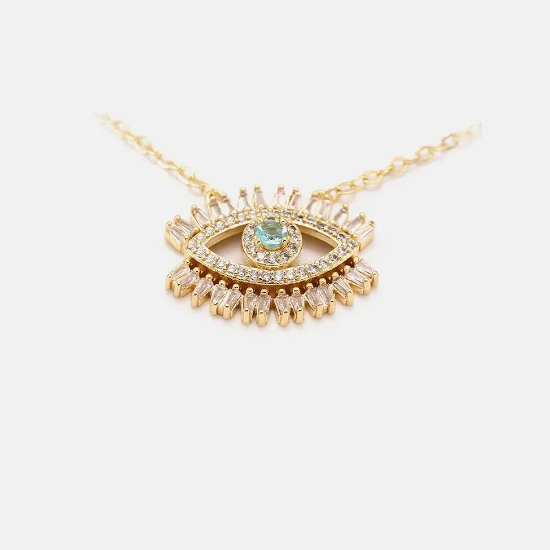 Üveg Evil Eye medál