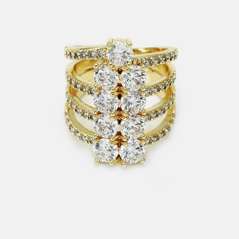 Luxus dizájn divat gyűrű készlet