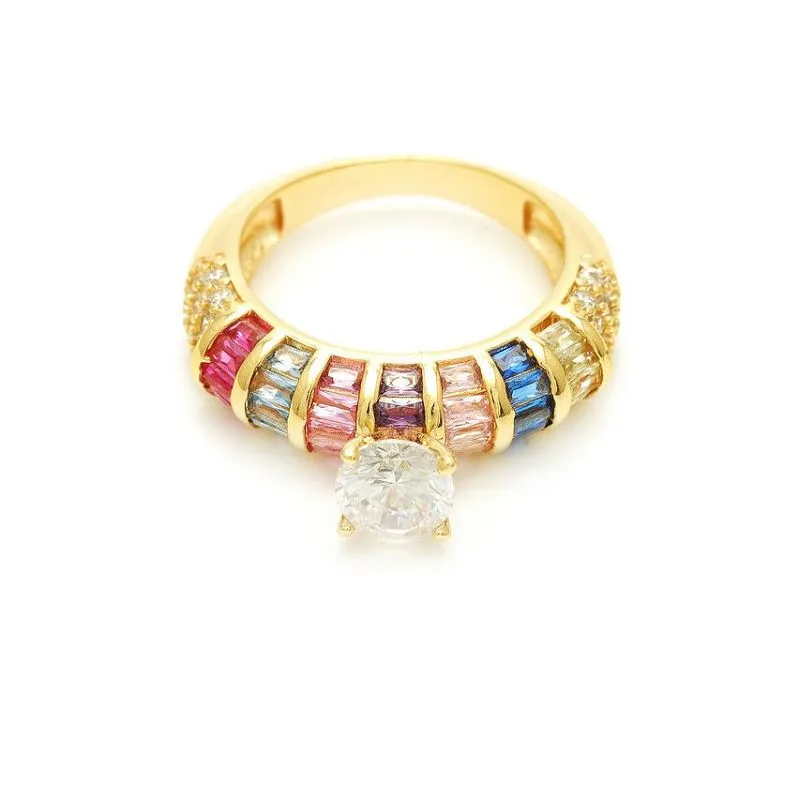 Mix Zircon Women Ring Design