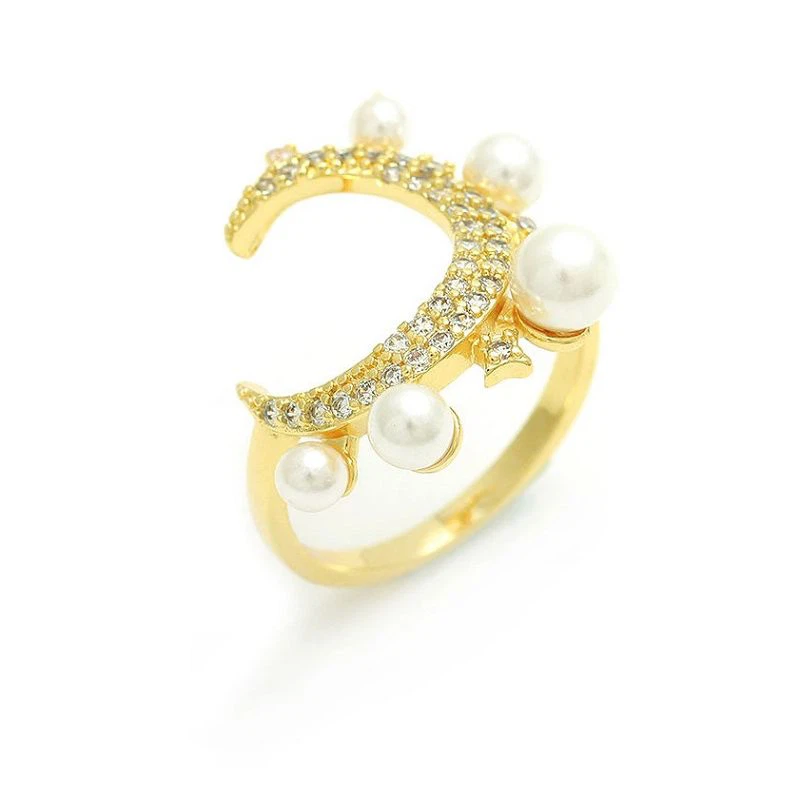 Pearl Ring Jewelry Női
