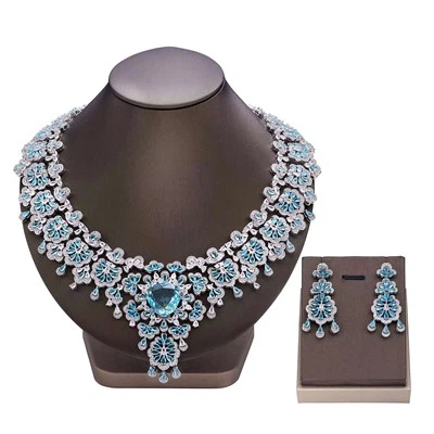 Esküvői kristály ékszerkészlet